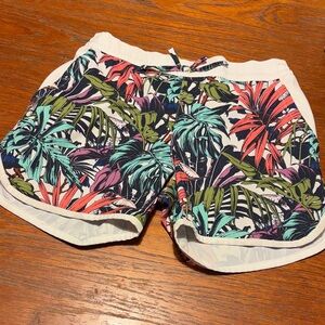 Columbia Girl’s Tropical Print Athletic Shorts (10-12 years)